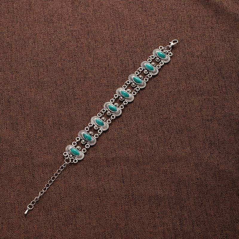 Vintage Etnische Boheemse Turkoois Armband Voor Vrouwen Verstelbare Armband Polsband Sieraden Cadeau