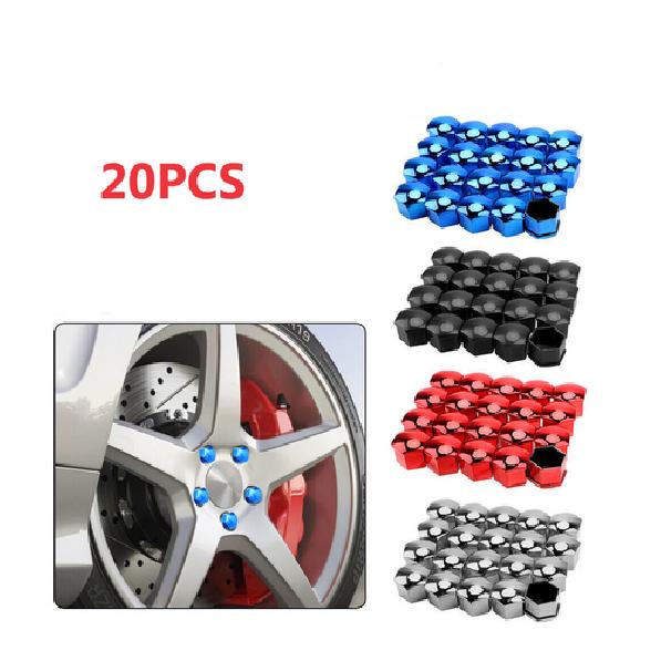 20Pcs 17/19/21Mm Car Wheel Lug Nut Dust Cover Tyre Bolt Hub Screw Cap Protector