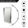 Stainless Steel Built-in Trash Bin Cover Flush Mount Kitchen Countertop Swing Lid Less