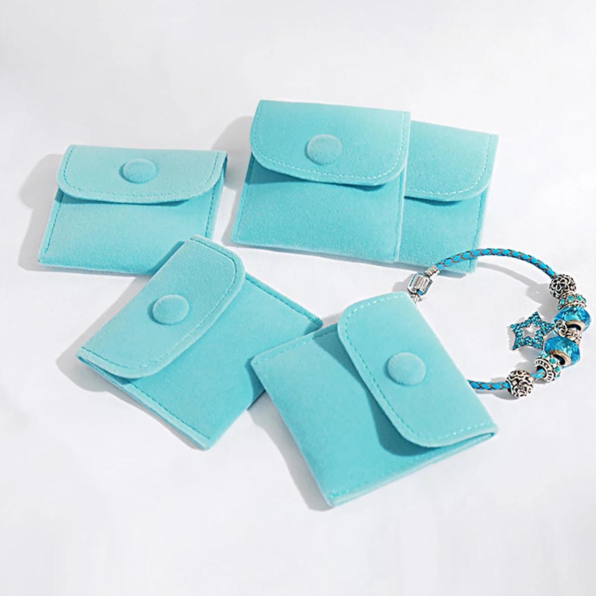 

1 шт.-ювелирный мешочек, кожаный мешочек для хранения ювелирных изделий, маленький подарочный мешочек для ювелирных изделий с откидным верхом светло-зеленый