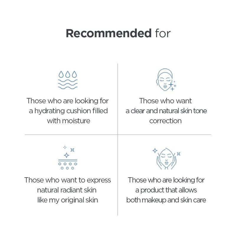 KLAVUU - Blue Pearlsation High Coverage Marine Collagen Aqua Cushion SPF50+ PA+++ 12g