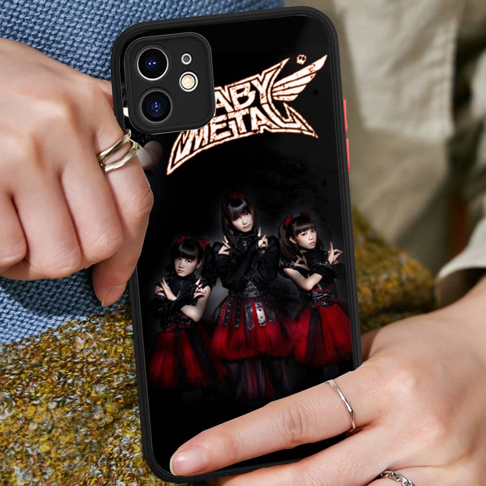 Music Japanese Pop B-babymetal For IPhone 11 12 13 14 15 16 Pro Max Plus Matte Translucent Phone Cover iphone 12pro max