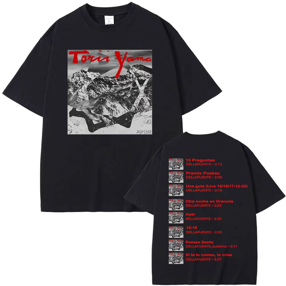 Dellafuente Rapper Album Tour 2025 Mens  Womens Tshirts Hip Hop Punk Harajuku Gothic Top Extra Large Cotton Tshirt