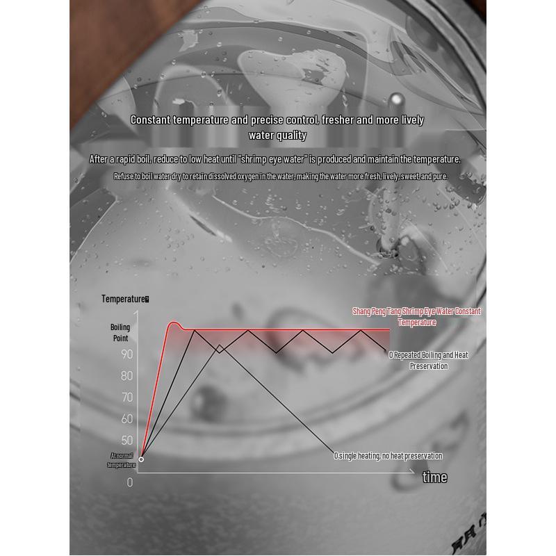 Shang Peng Tang 2025 Pure Titanium Electric Teapot with Integrated Heat Preservation