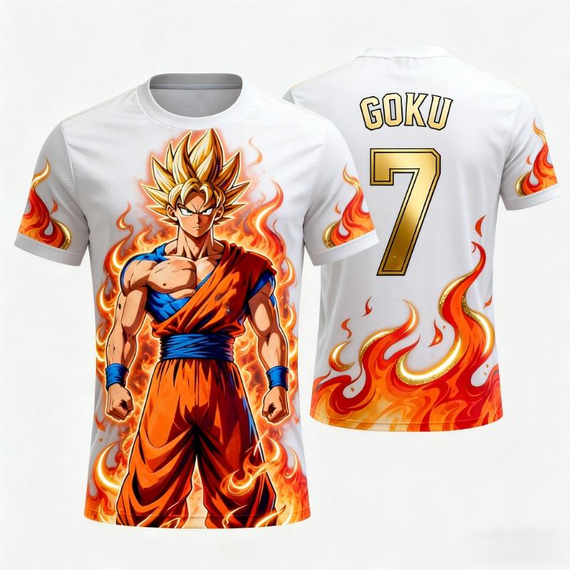 

2026 Dragon Ball Goku Anime Graphic T-shirt Sports S