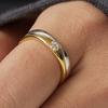 By Hyeres [925 Silver] Layered Stone Ring (Combi) BH7R53716C9