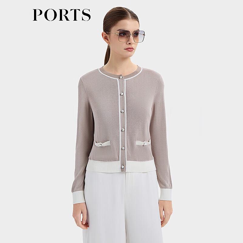 

Женский трикотажный свитер из смесового шелка с логотипом Rhythm от PORTS M