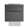 Bathroom Paper Holder SUS304 Black Bathroom Paper Roll Holder Gray Tissue Holder Box  Rack Toilet Paper Holder Tissue Boxes