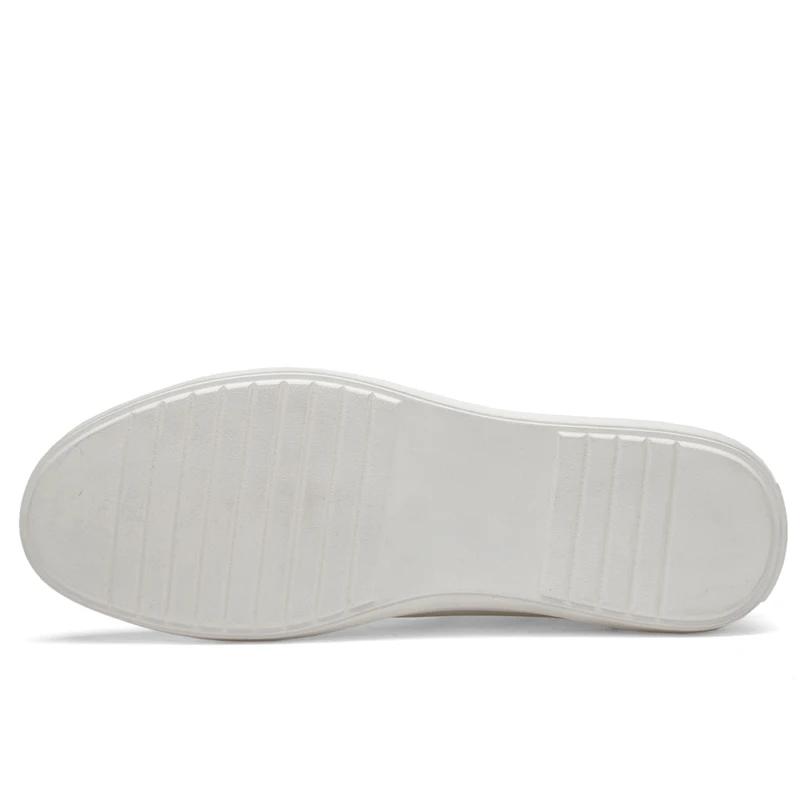 Frühlingsflache Freizeitschuhe Herren Luxusschuhe Mann Top-Qualität Herren Weiß Männlich Echtes Leder Topseller Schuhe für Herren