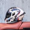 Cyberpunk Style Full Face Helmet DOT Certified Motorcycle Racing Helmet for Street Riding & Motocross