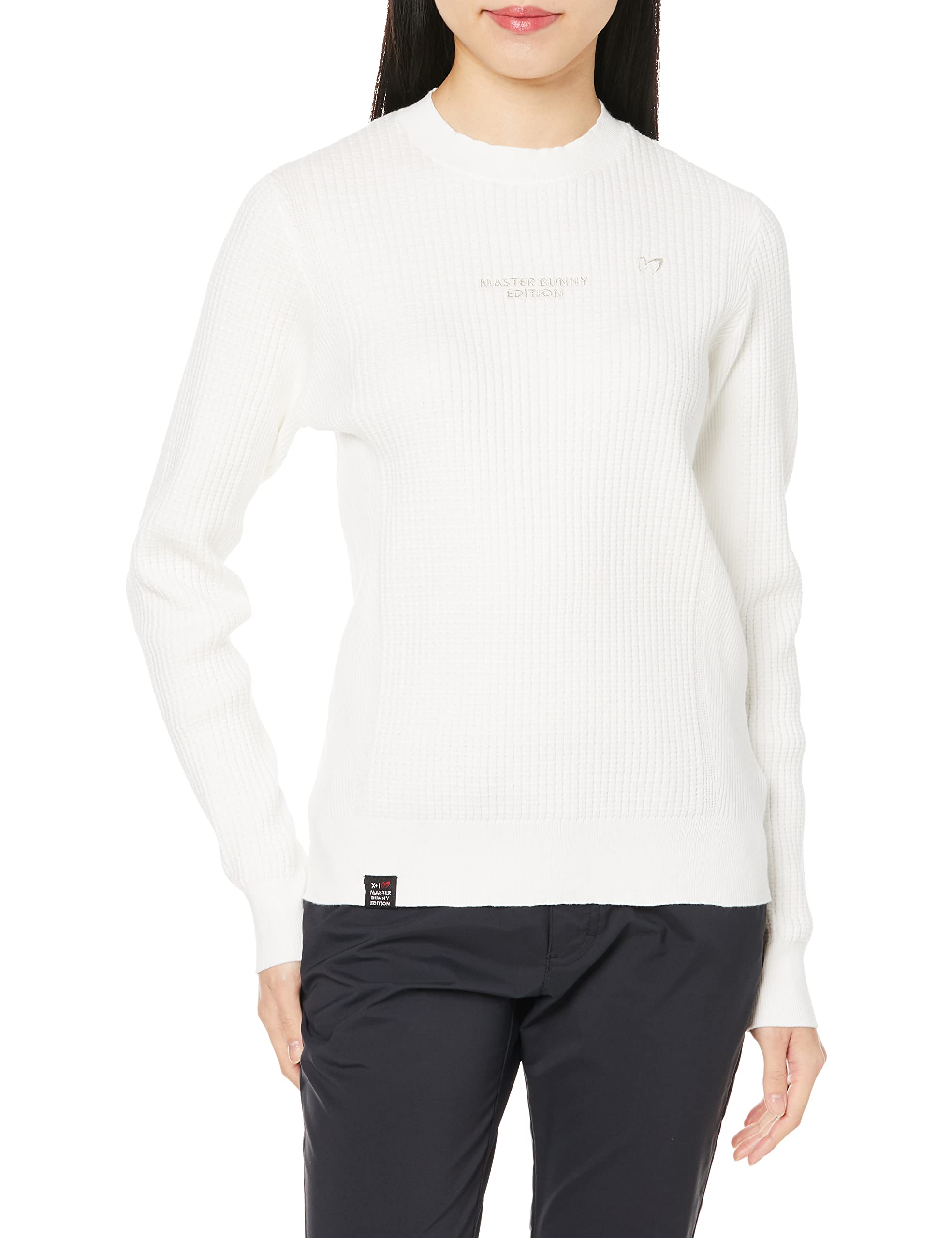 

Master Bunny Waffle Knit Crew Neck Sweater Golf 1 Women s / / 759-1270906 030_White [M]