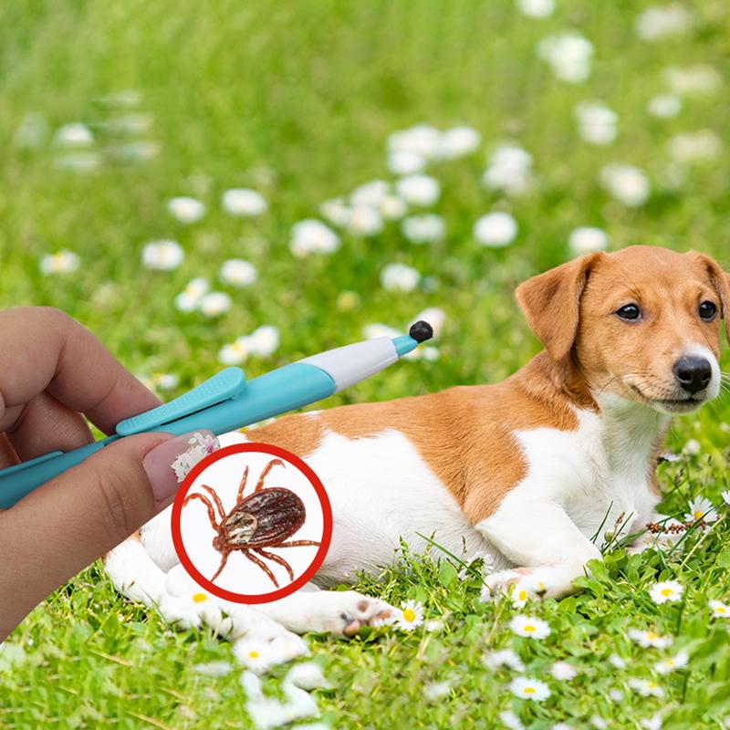 1pcs Rustproof Washable Pet Tick Remover Hook Reusable Householdbe Flea Scratching Extractor Cat Dog Hair Grooming Supplies