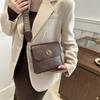 Beliebte Tasche Bucket Bag Damen Neue Retro Trendige Textur Schultertasche Modische Breiter Schultergurt Umhängetasche