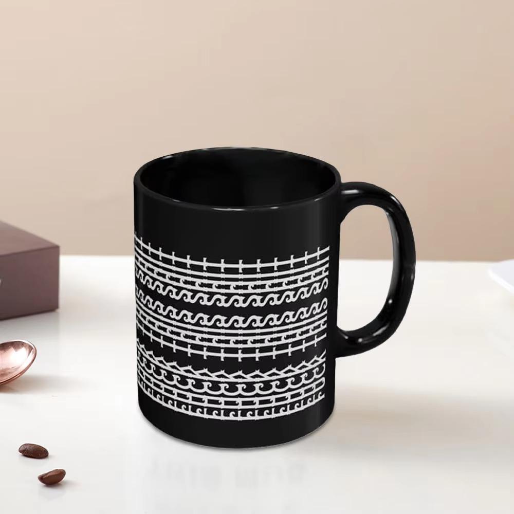 Ergonomic Handle Hidden Message Mug Microwave-Safe Drinking Mug Water Cup Teacup  Gift
