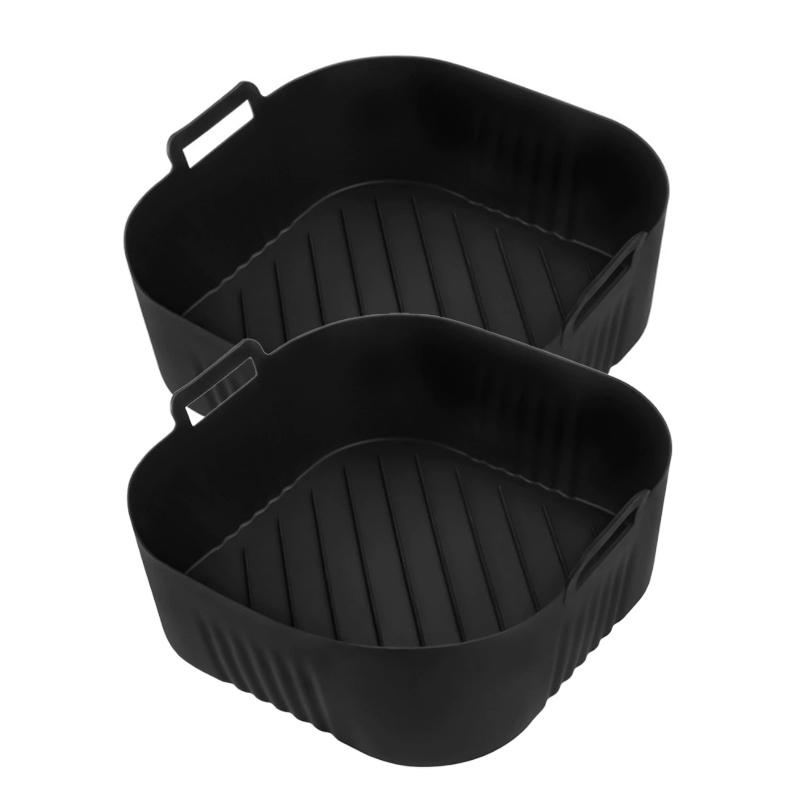 23cm Square Air Fryer Mould for Philips Series 2000 NA230/00 COSORI 5.5L/6L/6.2L Reusable Airfryer Accessories XXL