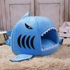 Autumn Winter Shark Shape Pet Dog Cat Puppy Bed Warm Cushion Soft Kennel