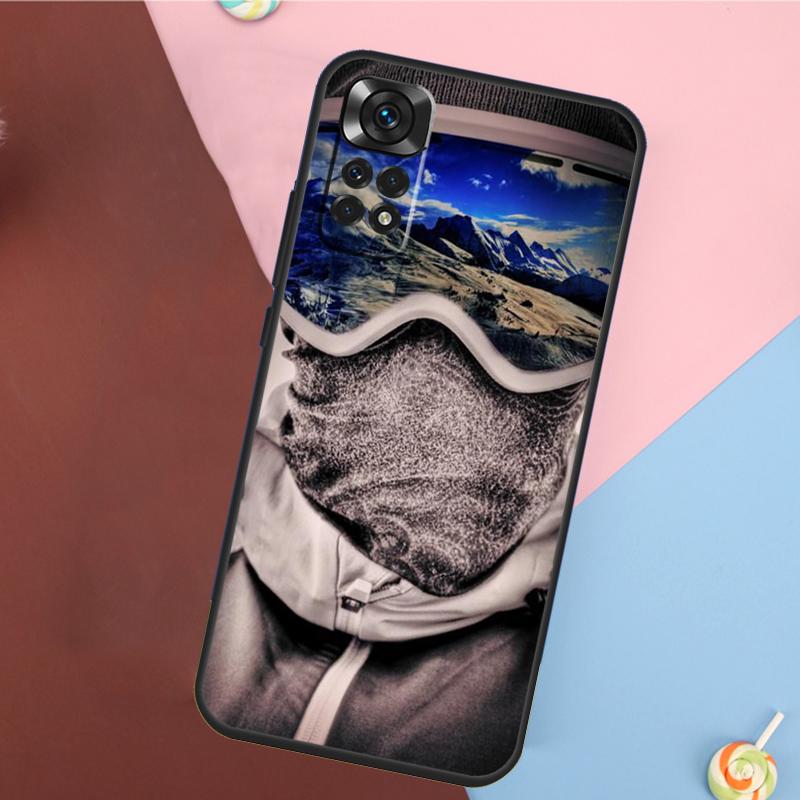Cool Sports Snowboarding Cover For Xiaomi Redmi Note 13 14 Pro 12 11 9 10 9S 10S 11S 12S Redmi 14C 10C 12C 13C Case