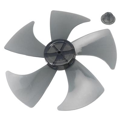 14 Inch Plastic Fan Blade Five Leaves With Nut Cover For Pedestal Household  Electric Fan Blade Fireplaces Accessories