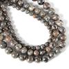 Natürliche Flammensteinperlen Yooperlite Sodalith Steinperlen 15" Strang Lose Zwischenperlen 4/6/8/10/12mm zur Schmuckherstellung DIY Armbänder Zubehör