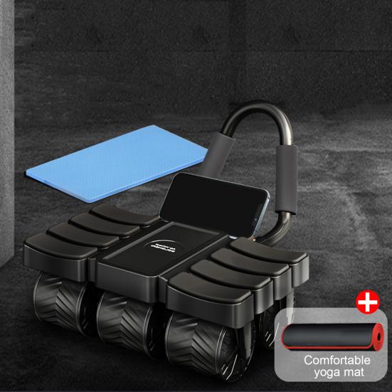 Abdominal Roller Wheel with Automatic Rebound Elbow Support Men Women Core Workout