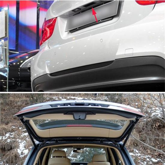 Black ABS Car Rear Door Handle Trunk Switch Part For BMW X1 X5 X6 E84 E70 E71