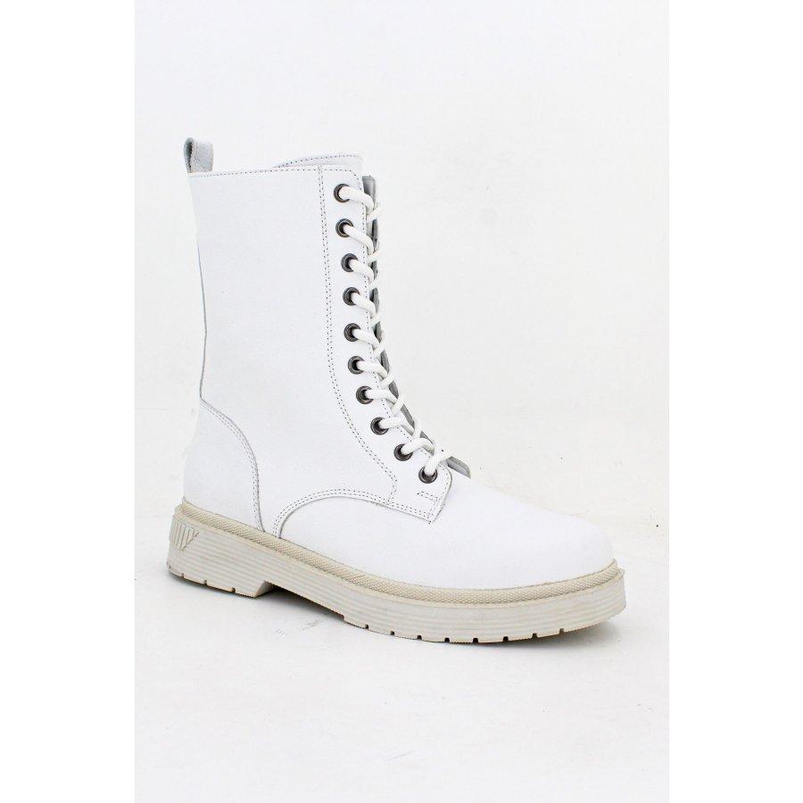 Women's Genuine Leather Thick Outsole Winter Boots