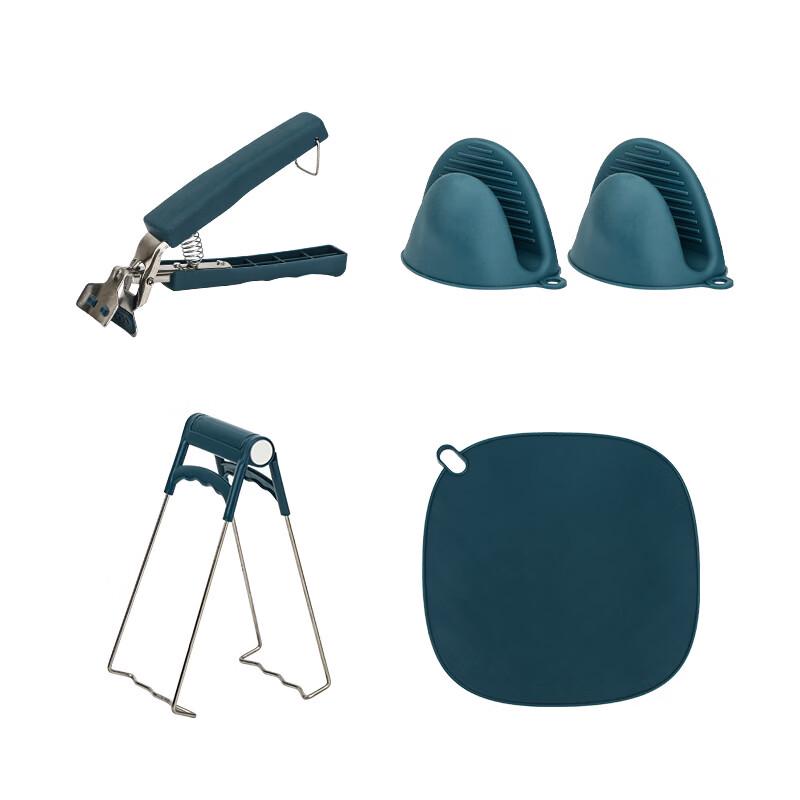 ZISIZ Anti-Scald Bowl and Plate Retriever Clip Set