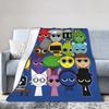 Sprunkis Game Blanket Vineria Oren Raddy Flannel Funny Warm Throw Blanket for Chair Covering Sofa Textile Decor
