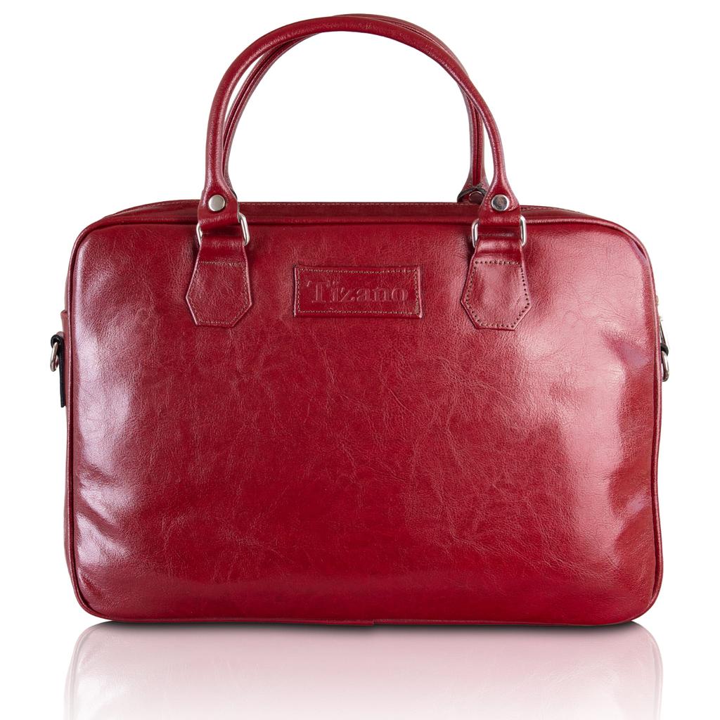 Bordowa torba skórzana tizano tm05
