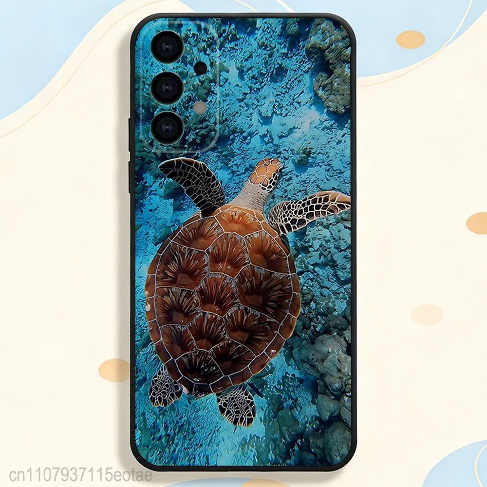 Coole Meeresschildkröte Handyhülle für Samsung S26 S24 S22 S25 Ultra S9 S20 FE S23 Plus S10 S21 Stoßfeste Funda Hülle