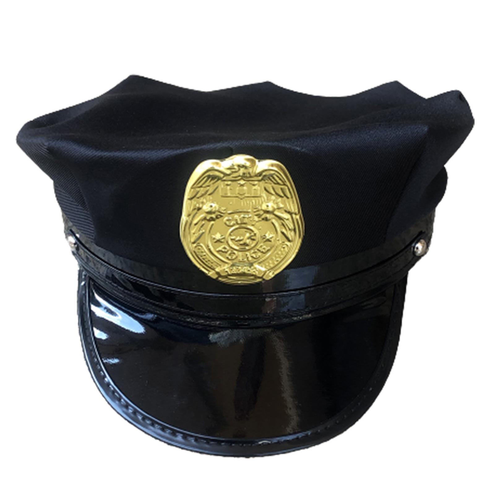 

Дитяча шапка поліцейського Шапка для косплею поліцейського Шапка капітана Шапка офіцера Аксесуари Сценічні виступи Кепка Вечірка 4