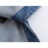 2026 Women's Street Fashion: V-Neck Drop Shoulder Denim Jacket