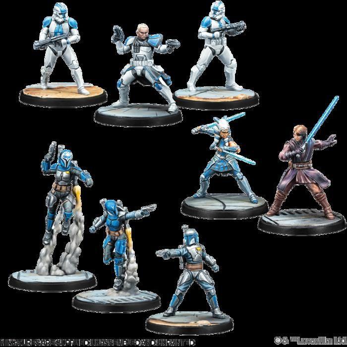 Jeux De Société - Star Wars - Shatterpoint - 16 Personnages - Jeu De Stratégie - 2 Joueurs Ou Plus