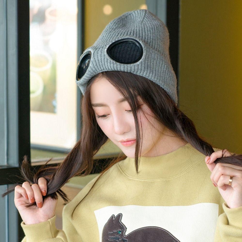 Caps Ear Protection Men Beanie Caps Cycling Cap Knitted Hats Ski Cap Women Wool Caps Korean Beanies