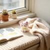 2Pcs Cat Figurines Resin Flocking Mini Cute Cat Decor for Car Dashboard Office Desk Bedroom Kitchen Countertop Accessories