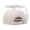 Brimless Skullies Cap Unisex Fashionable Hat Adjustable No Brim Baseball Cap for Men And Women Street Portable Docker Hat