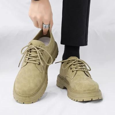 Fashion Men  Plush Warm Short Boots Fashionable British Style Lightweight Comfortable Non Slip Cotton Shoes Business Leisure Shoes 2024