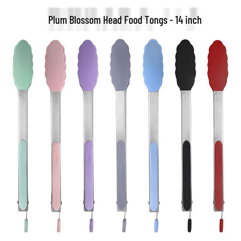 

Wutuo Stainless Steel Silicone Food Tongs