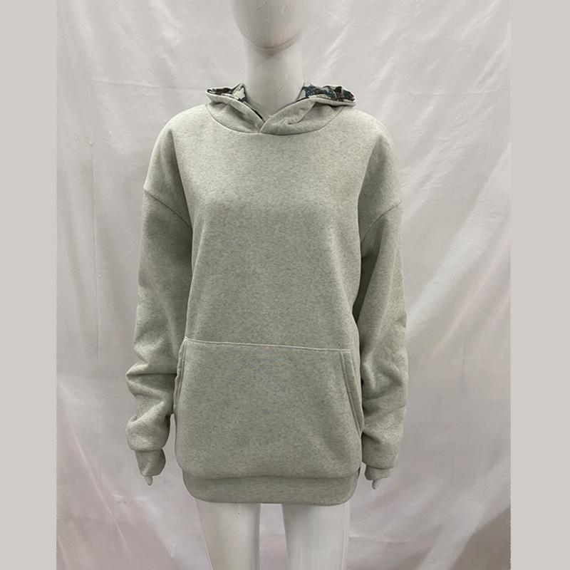 European and American autumn and winter classic fashion hooded long sleeved camouflage handsome front and back casual hoodie men