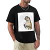 Wishing Otter T-Shirt Anime Clothes Customs Design Your Own Oversizeds T Shirts for Men Cotton