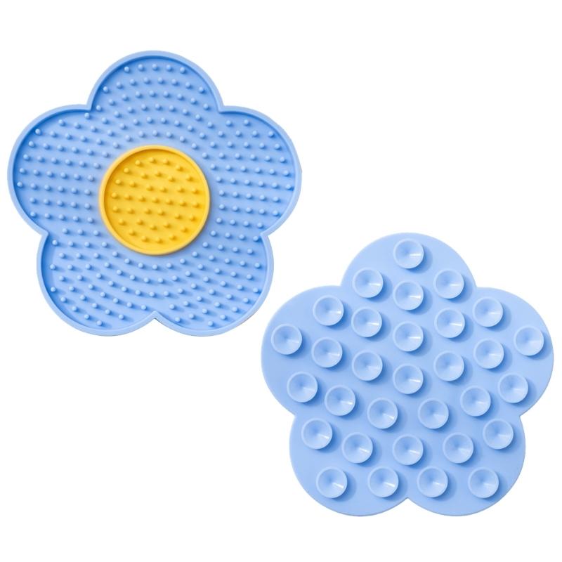 Dog Licking Pad With Suctions Cup Dog Licking Mat Slow Feeders for Wet and Dry Food, Treat, Butter