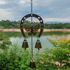 1Pc Horseshoe-Shaped Wind Chimes, Wrought Iron Crafts, Suitable for Balcony and Courtyard Outdoor Garden Decoration, Decorative HoAudio,