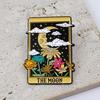 Colorful Moonlit Landscape Cartoon Brooch: Versatile Metal Pin for Backpack and Clothing Decoration