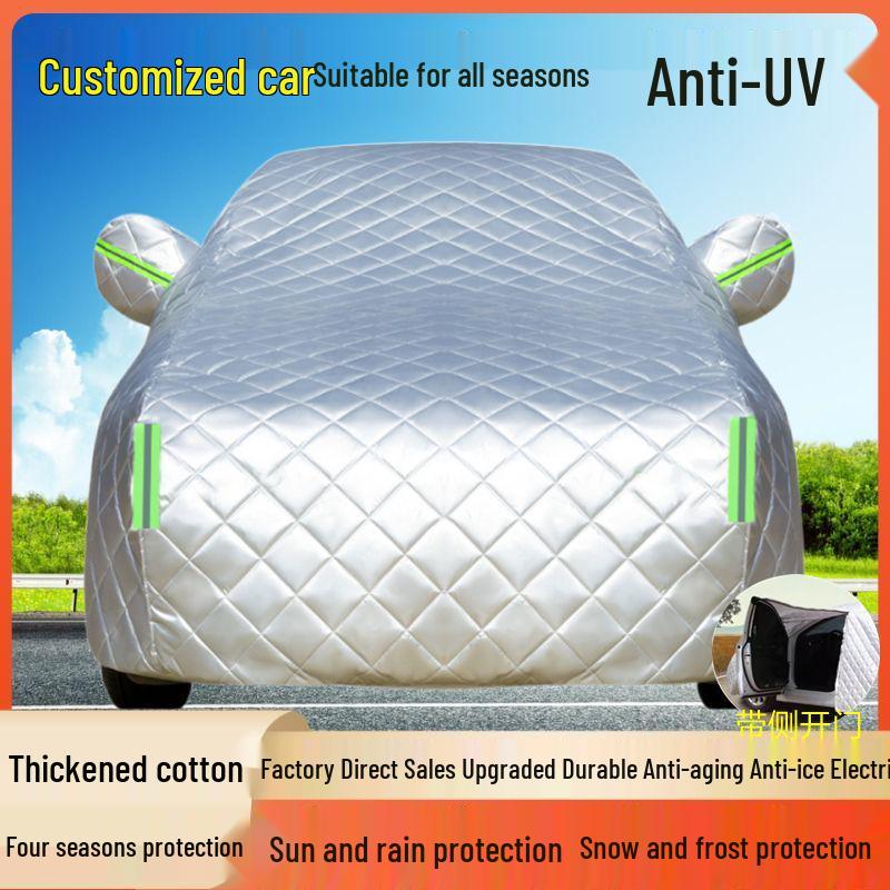

BMW X3 Cotton Quilt Car Cover: Sun, Rain, Snow, and Hail Protection with Heat Insulation BMW X3