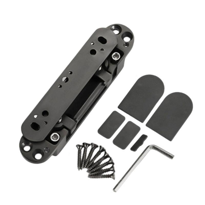 125 Degree Invisible Muted Door Hinge Adjustable Butt Hinges Aluminum Alloy Concealed Hinge Furniture Hardware