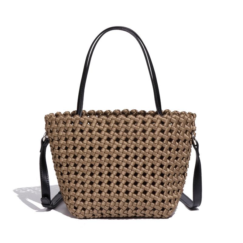 

Сумка-ведро «Овощная корзина», узел «Вертушка», плетеная вручную сумка, простая и вместительная сумка через плечо