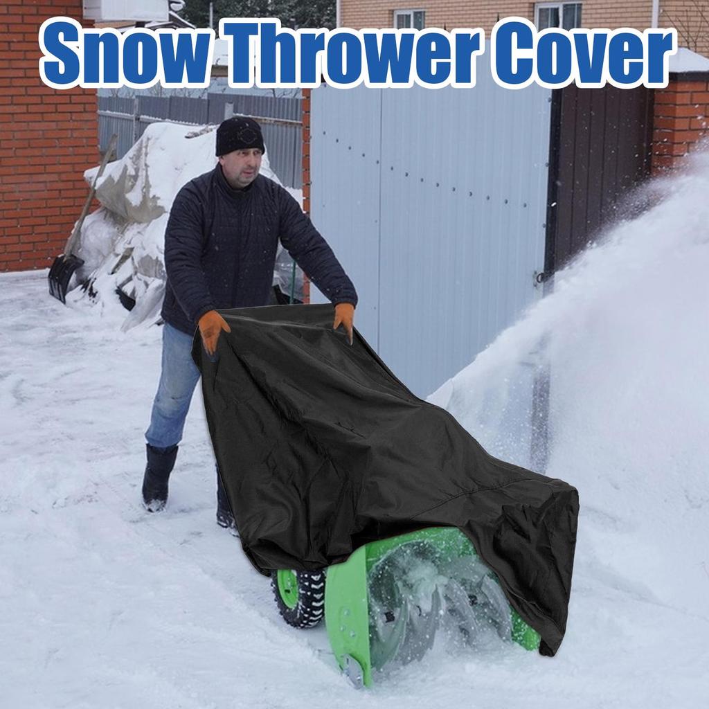 Snow Blower Covers Waterproof Mower Protector Dustproof Snow Blower Cover For Patio Driveway Garden Roof Garage Sidewalk Deck