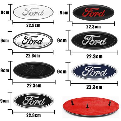 223mm Car Styling Front Head Hood Bonnet Logo Rear Trunk Badge For Mondeo Focus Fusion MK2 MK4 F150 F250 Emblem Acceesories