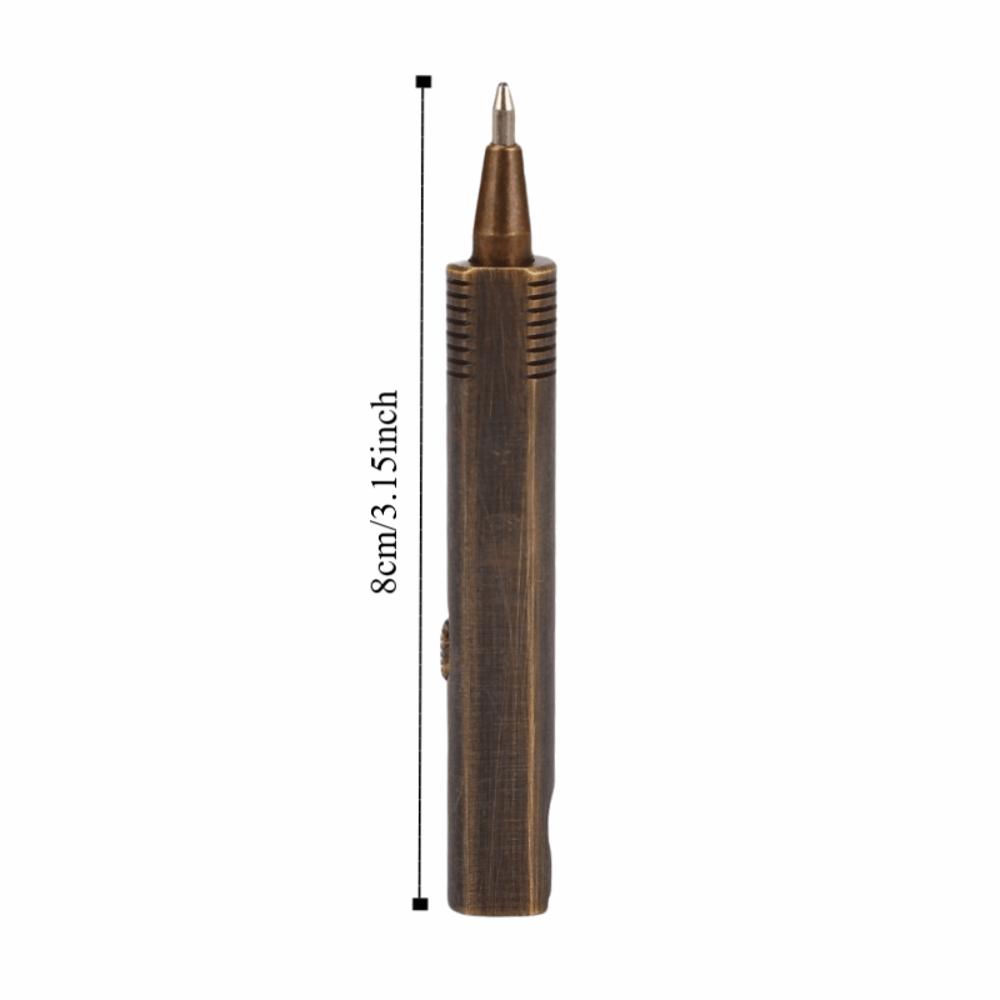 Durable Brass Mini Ballpoint Pen Replaceable Ink Compact Pocket Ballpoint Pen Ballpoint Pen Working Environment