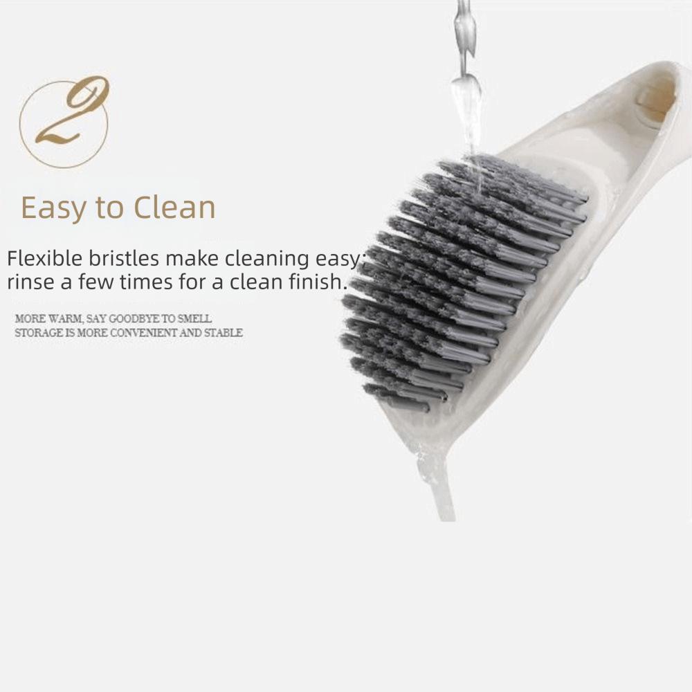 Brosse de Toilette en Plastique Forme Cygne Mignon Nettoyeur de Cuvette de Toilette Accessoires de Salle de Bain